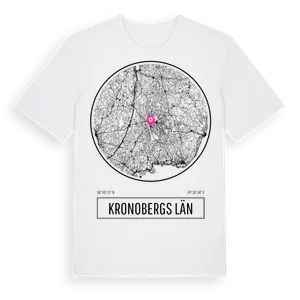 Kronobergs Län t-shirt – ekologisk bomull t-shirt från Pinshirt