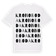 Kronoboda ordlek t-shirt