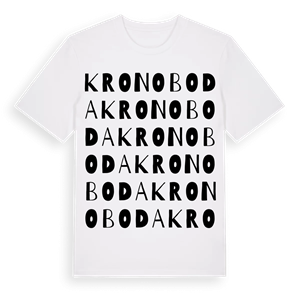 Kronoboda ordlek t-shirt – ekologisk bomull t-shirt från Pinshirt