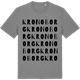 Mid Heather Gray t-shirt med Kronoborg ordlek t-shirt