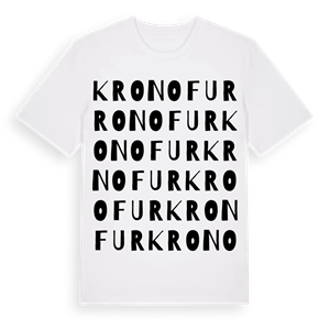 Kronofur ordlek t-shirt – ekologisk bomull t-shirt från Pinshirt