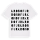 Kronofur ordlek t-shirt