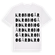 Kronogård ordlek t-shirt