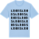 Blue Soul t-shirt med Krons ordlek t-shirt