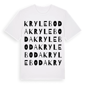 Kryleboda ordlek t-shirt – ekologisk bomull t-shirt från Pinshirt