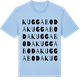 Blue Soul t-shirt med Kuggaboda ordlek t-shirt