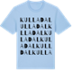Blue Soul t-shirt med Kulladal ordlek t-shirt