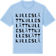 Blue Soul t-shirt med Kulleslätt ordlek t-shirt