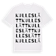 Kulleslätt ordlek t-shirt