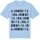 Blue Soul t-shirt med Kungshålan ordlek t-shirt