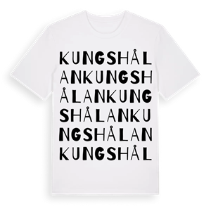 Kungshålan ordlek t-shirt – ekologisk bomull t-shirt från Pinshirt