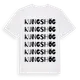 White t-shirt med Kungshög ordlek t-shirt