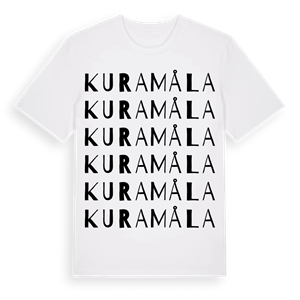 Kuramåla ordlek t-shirt – ekologisk bomull t-shirt från Pinshirt