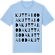 Blue Soul t-shirt med Kuttaboda ordlek t-shirt