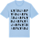 Blue Soul t-shirt med Kvänjarp ordlek t-shirt