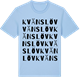 Blue Soul t-shirt med Kvänslöv ordlek t-shirt