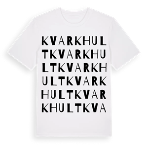 Kvarkhult ordlek t-shirt – ekologisk bomull t-shirt från Pinshirt