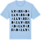 Blue Soul t-shirt med Kvarnadal ordlek t-shirt