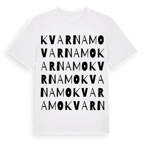 Kvarnamo ordlek t-shirt – ekologisk bomull t-shirt från Pinshirt