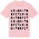 Pink Cotton t-shirt med Kvarnatorpet ordlek t-shirt