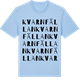 Blue Soul t-shirt med Kvarnfällan ordlek t-shirt