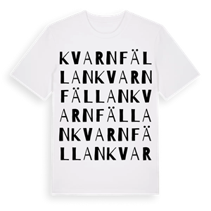 Kvarnfällan ordlek t-shirt – ekologisk bomull t-shirt från Pinshirt