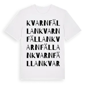 Kvarnfällan ordlek t-shirt – ekologisk bomull t-shirt från Pinshirt