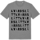 Mid Heather Gray t-shirt med Kvarnslätt ordlek t-shirt