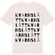 Vintage White t-shirt med Kvarnslätt ordlek t-shirt