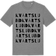 Mid Heather Gray t-shirt med Kvartslund ordlek t-shirt
