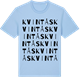 Blue Soul t-shirt med Kvintås ordlek t-shirt