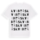Kvintås ordlek t-shirt
