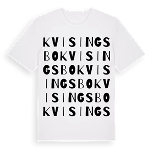 Kvisingsbo ordlek t-shirt – ekologisk bomull t-shirt från Pinshirt