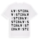 Kvisten ordlek t-shirt