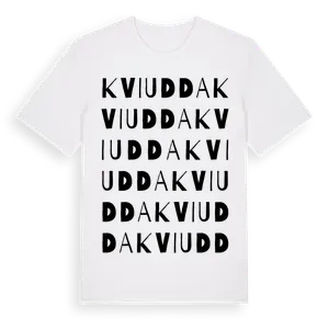 Kviudda ordlek t-shirt – ekologisk bomull t-shirt från Pinshirt