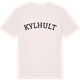 Vintage White t-shirt med Kylhult böjd t-shirt