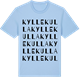 Blue Soul t-shirt med Kyllekulla ordlek t-shirt