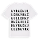 Kyrkekullen ordlek t-shirt