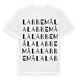 Labbemåla ordlek t-shirt