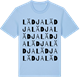 Blue Soul t-shirt med Lädja ordlek t-shirt