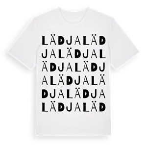 Lädja ordlek t-shirt – ekologisk bomull t-shirt från Pinshirt