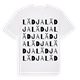 Lädja ordlek t-shirt