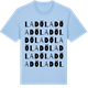 Blue Soul t-shirt med Ladö ordlek t-shirt