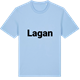 Blue Soul t-shirt med Lagan fetstil t-shirt