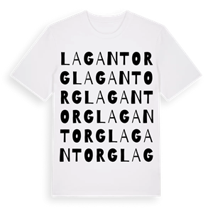Lagan torg ordlek t-shirt – ekologisk bomull t-shirt från Pinshirt