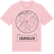 Pink Cotton t-shirt med Lagavallen t-shirt
