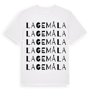Lagemåla ordlek t-shirt – ekologisk bomull t-shirt från Pinshirt