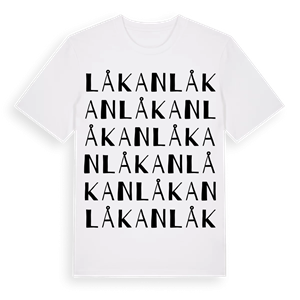 Låkan ordlek t-shirt – ekologisk bomull t-shirt från Pinshirt