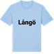 Blue Soul t-shirt med Långö fetstil t-shirt