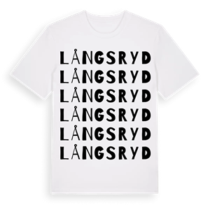 Långsryd ordlek t-shirt – ekologisk bomull t-shirt från Pinshirt